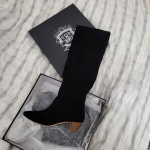 Anthropologie Boots NIB Black Size 6